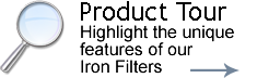 Features of the Iron Filters